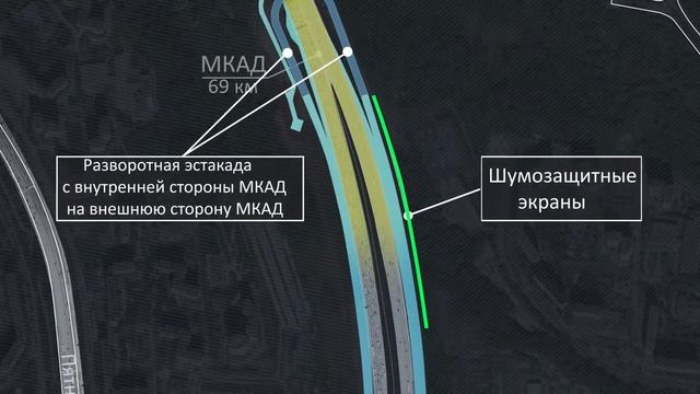 Новая развязка на пересечении МКАД и Волоколамского шоссе