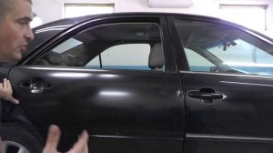 Toyota Camry. Не совсем правильная регулировка дверей.