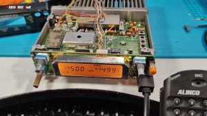 Там где побывала нога человека! Alinco DR-605 выдрали разъем - Stuff