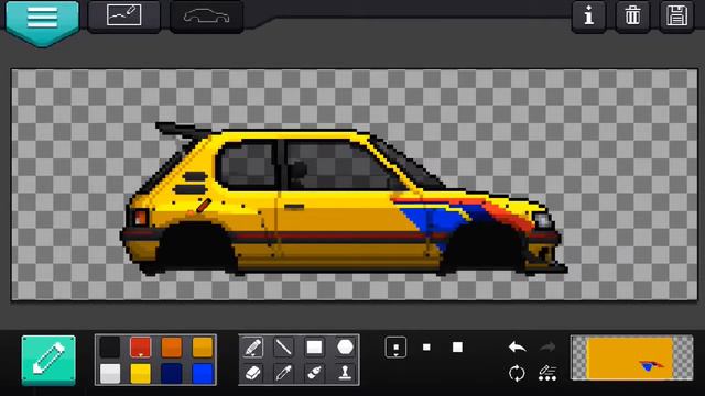 Peugeot 205 T16 Pikes Peak Livery Tutorial in Pixel Car Racer смотреть онлайн