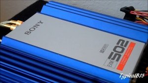 Sony EXM 502 2 Channel Car Amplifier Look/Test