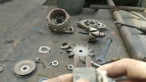 Дефектовка и замена подшипников генератора нива