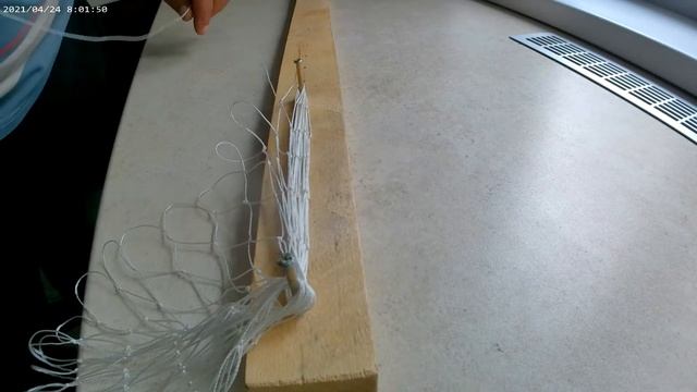 Связал сетку для подъёмника паука своими руками. смотреть онлайн