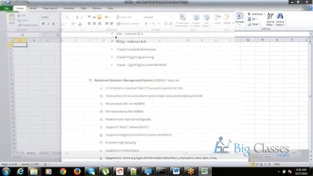 Oracle PL / SQL Training Videos  Part 2 - Oracle PL / SQL Tutorial - BigClasses