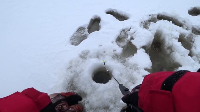 ЗИМНЯЯ РЫБАЛКА. ЛОВЛЯ ОКУНЯ НА ТОПОРИК! КОНКУРС! смотреть онлайн