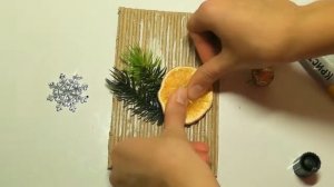 DIY подарок на новый год/ Новогодний скетчбук