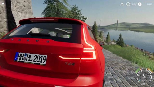 Farming Simulator 19-Volvo V60 Inscription Review! смотреть онлайн