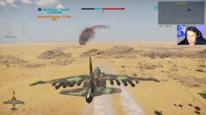 ШТУРМОВКА ОТРЯДОМ "ГРАЧЕЙ" СУ-25/25К в WAR THUNDER