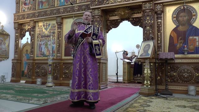 Фрагменты литургии  19 03 2023