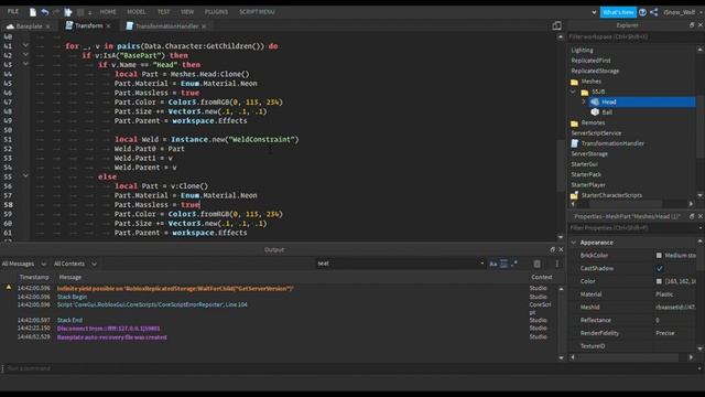 HOW TO MAKE A TRANSFORMATION SCRIPT IN ROBLOX STUDIO | Part 1 смотреть онлайн