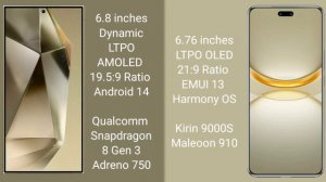 Samsung Galaxy S24 Ultra vs Huawei Nova 12 Ultra