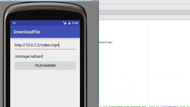 Telechargement des fichiers avec Android HttpUrlConnection смотреть онлайн