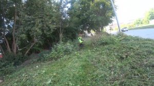 #Stihl fs450 #покос супер диском вот чем косить траву высокую легче увеличиваем скорость и обьемы