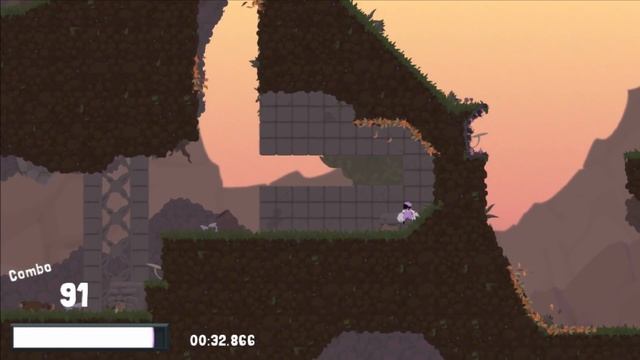 Better Late than Never: Dustforce Vita Gameplay смотреть онлайн
