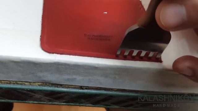 Изготовление авто портмоне из кожи. Автодокументы кошелек