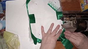 Косметичка из лоскутков ненужной ткани. Выкройка на бумаге А4