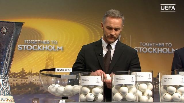 UEFA Europa League round of 32 draw in full смотреть онлайн