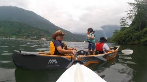 花蓮鯉魚潭 獨木舟之旅 Aqua Marina Tomahawk Kayak Air-C on Liyu Lake
