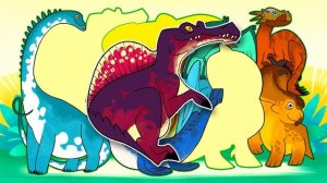 Scary Dinosaurs | Watch and Learn Dinosaur Names with Club Baboo | Brachiosaurus, TRex