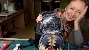 Лоскутный эфир 141. Как собрать рюкзак с лоскутным рисунком?