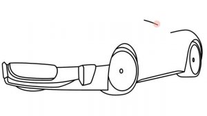 How to draw Jaguar C-X75 - Как нарисовать машину Ягуар