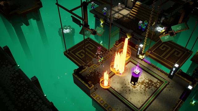 Minecraft Dungeons: Steam Launch Trailer смотреть онлайн