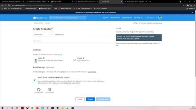 Pushing docker Image to docker repository смотреть онлайн