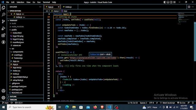 Build a Todo list using JSON placeholder API and React смотреть онлайн