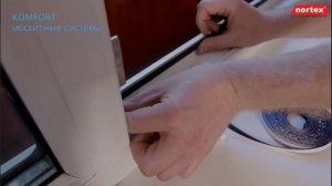 Сетка на липучках Nortex от компании Комфорт москитные системы