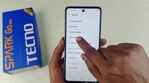 tecno spark go 2024 full screen setting / how to full screen tecno spark go 2024 full display