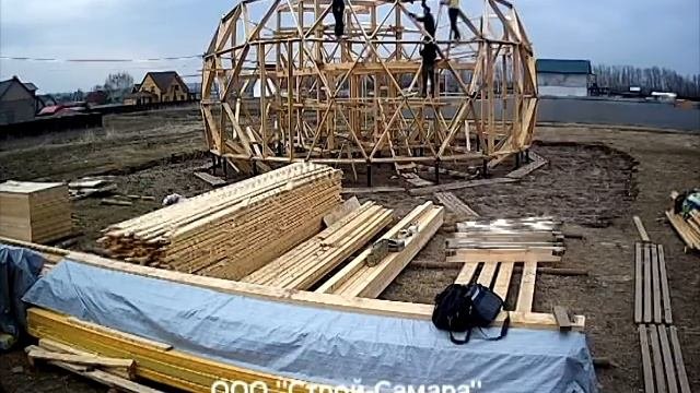 Купольный дом под ключ, как строят купольные дома.