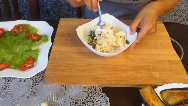 Рулеты из баклажан с сырной начинкой смотреть онлайн