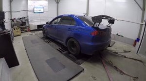 Mitsubishi Lancer Evolution X 700 л с Замер на диностенде