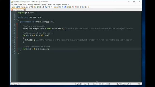 Java Programming: Arraylist - Add Elements and Print List (Win 10) смотреть онлайн