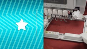 Профессиональная вышивальная машина PR680W. Лазерный позиционер.