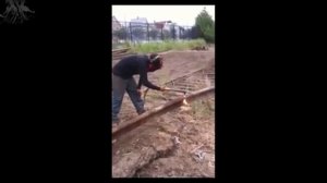 Как разрезать рельсу, мастер класс от сварщика профи