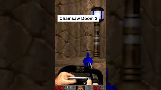 Chainsaw in DOOM 1-3 #shorts #doom1 #doom2 #doom3