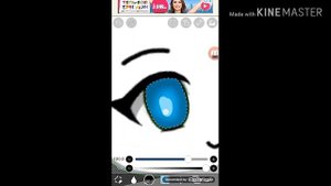 Как обработать глаза в Ibis Paint X?
