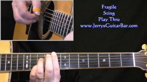 Sting Fragile | Guitar Play Thru