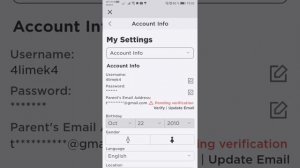 Как менять пароль в Roblox на телефоне