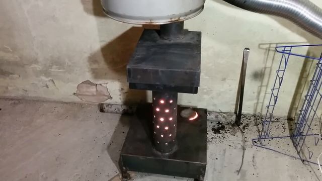 Печь на отработанном масле (отработке) разборная