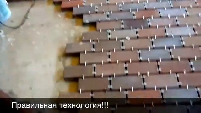 Укладка клинкерной брусчатки