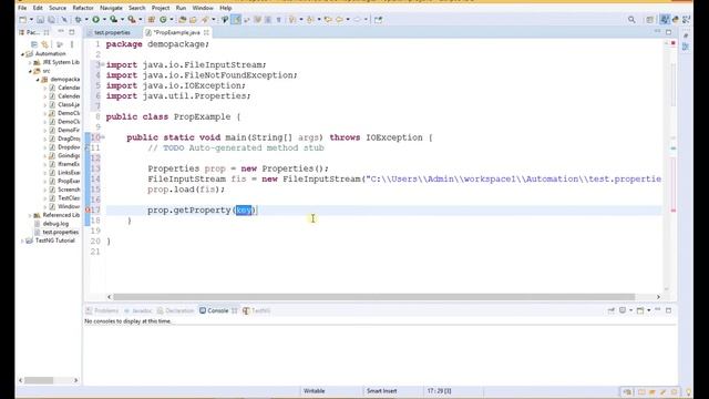 How to read Properties file in Java? | Selenium with Java