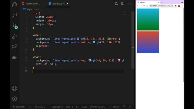 CSS3 Full Course[4K] - 42 | CSS Gradients, how to add Gradients in CSS | Background Image |Telugu