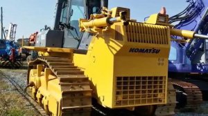 Японский бульдозер Komatsu D155AX 5 с рыхлителем, Компания Бигкарс