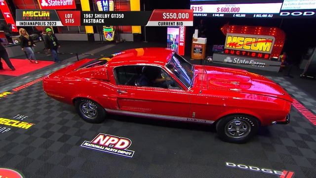 SOLD for $575,000 1967 Shelby GT350 Fastback // Mecum Indy 2023 смотреть онлайн