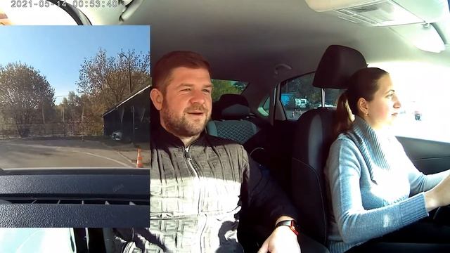 Первый урок вождения в автошколе. Учимся водить с самого начала.