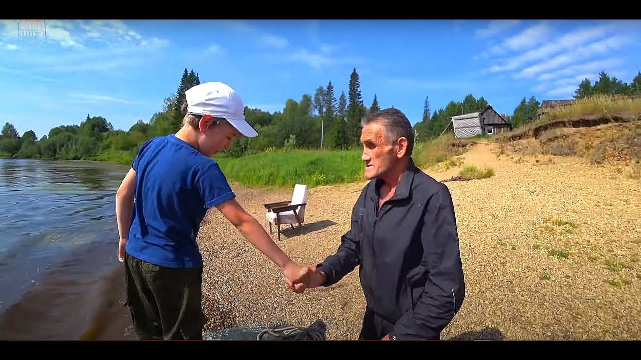 Хотели переночевать в избе, а её сожгли. Нашли новую. Навестили отшельника. смотреть онлайн