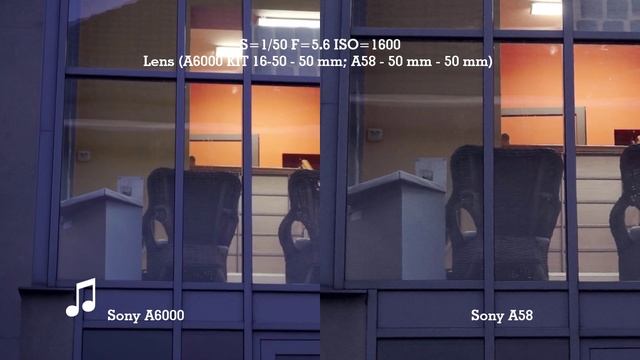 Sony A6000 vs Sony A58 - video test in low light смотреть онлайн