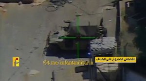 Хезболла уничтожила израильский тактический автомобиль HMMWV при помощи ПТРК Almas